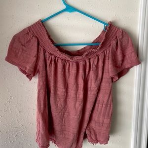 Off the shoulder top